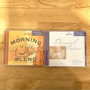 2 Hallmark CDs Eternal Praise & Morning Blend - Used